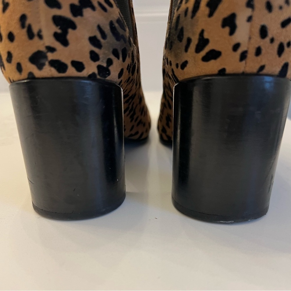 Rag & Bone Leopard Print Suede Chelsea Boots. Size 5. - Picture 10 of 12